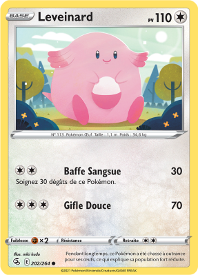 Carte Pokémon Leveinard 202/264 Commune Poing de Fusion