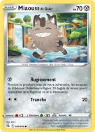 Carte Pokémon Miaouss de Galar 180/264 Commune Poing de Fusion