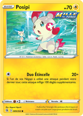 Carte Pokémon Posipi 089/264 Commune Poing de Fusion