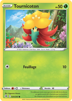 Carte Pokémon Tournicoton 024/264 Commune Poing de Fusion
