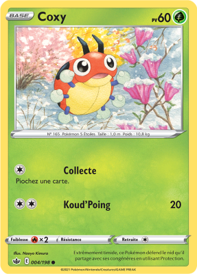 Carte Pokémon Coxy 004/198 Commune Règne de Glace