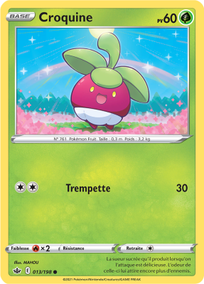 Carte Pokémon Croquine 013/198 Commune Règne de Glace