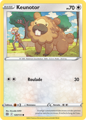 Carte Pokémon Keunotor 120/172 Commune Stars Étincelantes