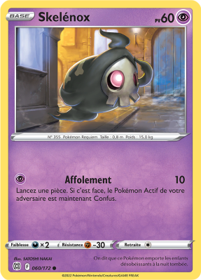 Carte Pokémon Skelénox 060/172 Commune Stars Étincelantes