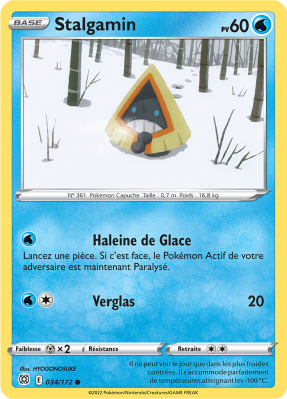 Carte Pokémon Stalgamin 034/172 Commune Stars Étincelantes