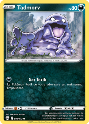 Carte Pokémon Tadmorv 084/172 Commune Stars Étincelantes