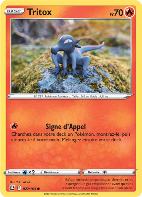 Carte Pokémon Tritox 027/163 Commune Styles de Combat