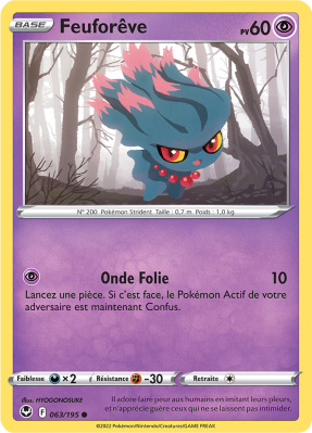 Carte Pokémon Feuforêve 063/195 Commune Tempête Argentée