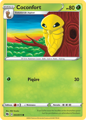 Carte Pokémon Coconfort 003/073 Commune La Voie du Maître