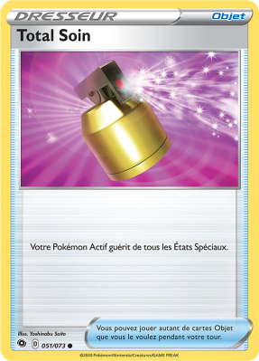 Carte Pokémon Total Soin 051/073 Commune La Voie du Maître