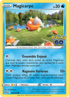 Carte Pokémon Magicarpe 021/078 Commune Pokémon GO (JCC)