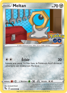 Carte Pokémon Meltan 045/078 Commune Pokémon GO (JCC)