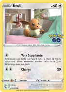 Carte Pokémon Évoli 054/078 Commune Pokémon GO (JCC)