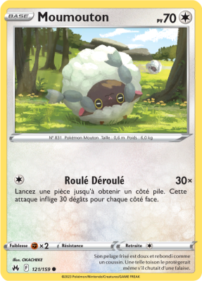 Carte Pokémon Moumouton 121/159 Commune Zénith Suprême