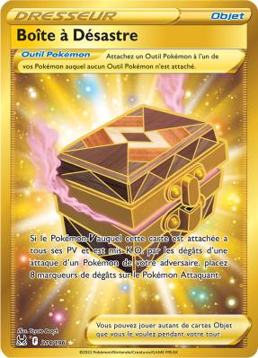 Carte Pokémon Boîte à Désastre 214/196 Gold Origine Perdue