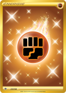 Carte Pokémon Énergie Combat de base 233/198 Gold Règne de Glace