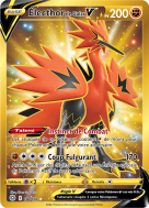 Carte Pokémon Électhor de Galar-V 182/172 Gold Stars Étincelantes