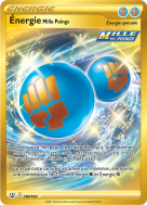 Carte Pokémon Énergie Mille Poings 182/202 Gold Styles de Combat