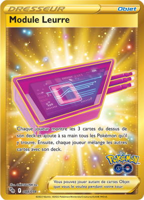 Carte Pokémon Module Leurre 088/078 Gold Pokémon GO (JCC)