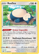 Carte Pokémon Ronflex 143/196 Holographique Origine Perdue
