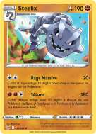 Carte Pokémon Steelix 139/264 Holographique Poing de Fusion