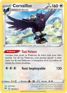 Carte Pokémon Corvaillus 156/189 Holographique Ténèbres Embrasées