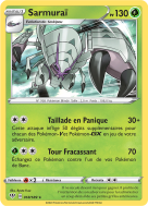 Carte Pokémon Sarmuraï 018/189 Holographique Ténèbres Embrasées