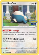Carte Pokémon Ronflex 055/078 Holographique Pokémon GO (JCC)