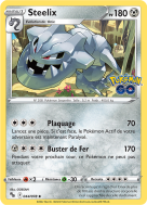 Carte Pokémon Steelix 044/078 Holographique Pokémon GO (JCC)