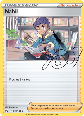 Carte Pokémon Nabil 133/159 Holographique Zénith Suprême