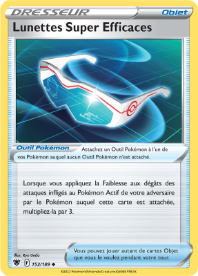 Carte Pokémon Lunettes Super Efficaces 152/189 Peu commune Astres Radieux