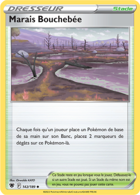 Carte Pokémon Marais Bouchebée 142/189 Peu commune Astres Radieux