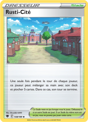 Carte Pokémon Rusti-Cité 148/189 Peu commune Astres Radieux