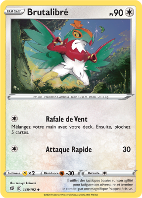 Carte Pokémon Brutalibré 148/192 Peu commune Clash des Rebelles