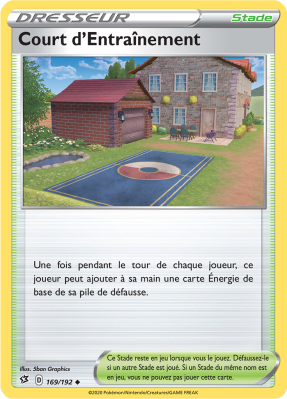 Carte Pokémon Court d'Entraînement 169/192 Peu commune Clash des Rebelles
