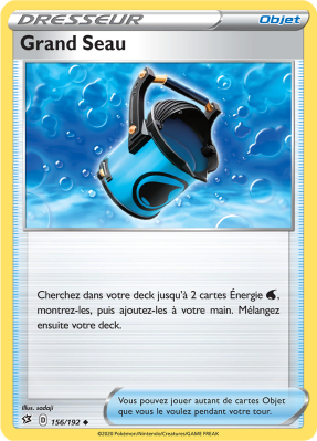 Carte Pokémon Grand Seau 156/192 Peu commune Clash des Rebelles