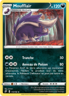Carte Pokémon Moufflair 115/192 Peu commune Clash des Rebelles