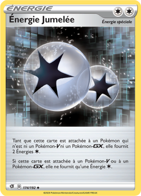 Carte Pokémon Énergie Jumelée 174/192 Peu commune Clash des Rebelles