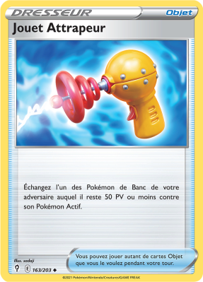 Carte Pokémon Jouet Attrapeur 163/203 Peu commune Évolution Céleste