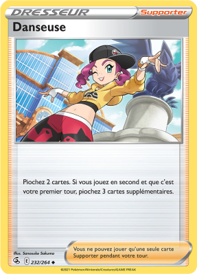 Carte Pokémon Danseuse 232/264 Peu commune Poing de Fusion