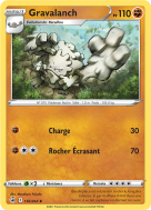 Carte Pokémon Gravalanch 136/264 Peu commune Poing de Fusion