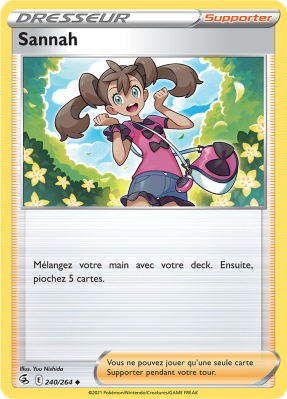 Carte Pokémon Sannah 240/264 Peu commune Poing de Fusion