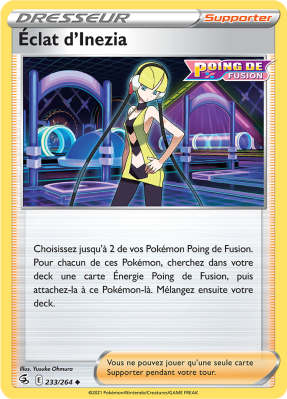 Carte Pokémon Éclat d'Inezia 233/264 Peu commune Poing de Fusion