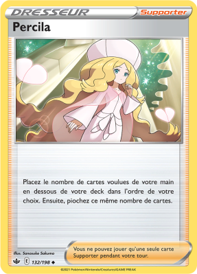 Carte Pokémon Percila 132/198 Peu commune Règne de Glace