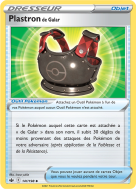 Carte Pokémon Plastron de Galar 141/198 Peu commune Règne de Glace