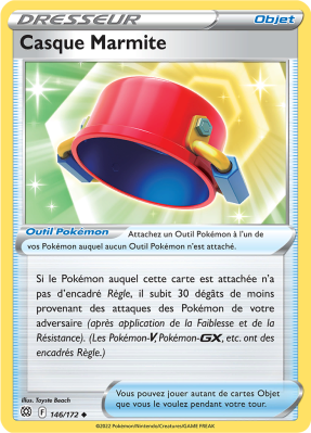 Carte Pokémon Casque Marmite 146/172 Peu commune Stars Étincelantes