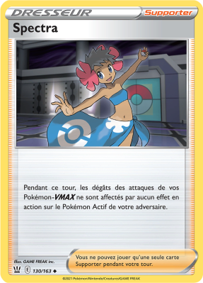 Carte Pokémon Spectra 130/163 Peu commune Styles de Combat