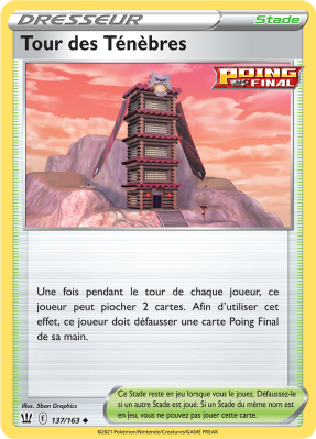 Carte Pokémon Tour des Ténèbres 137/163 Peu commune Styles de Combat