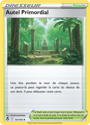 Carte Pokémon Autel Primordial 161/195 Peu commune Tempête Argentée