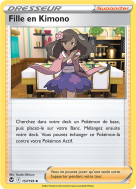 Carte Pokémon Fille en Kimono 157/195 Peu commune Tempête Argentée